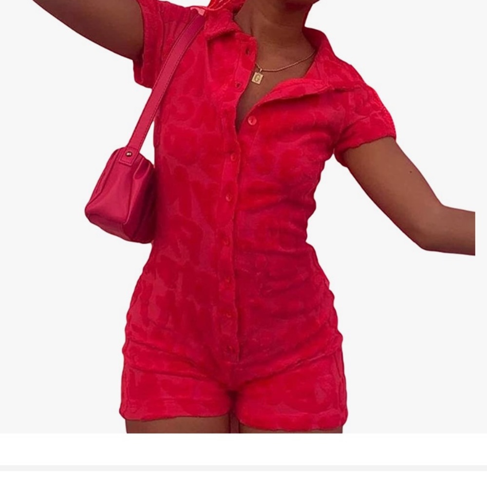 Pink romper